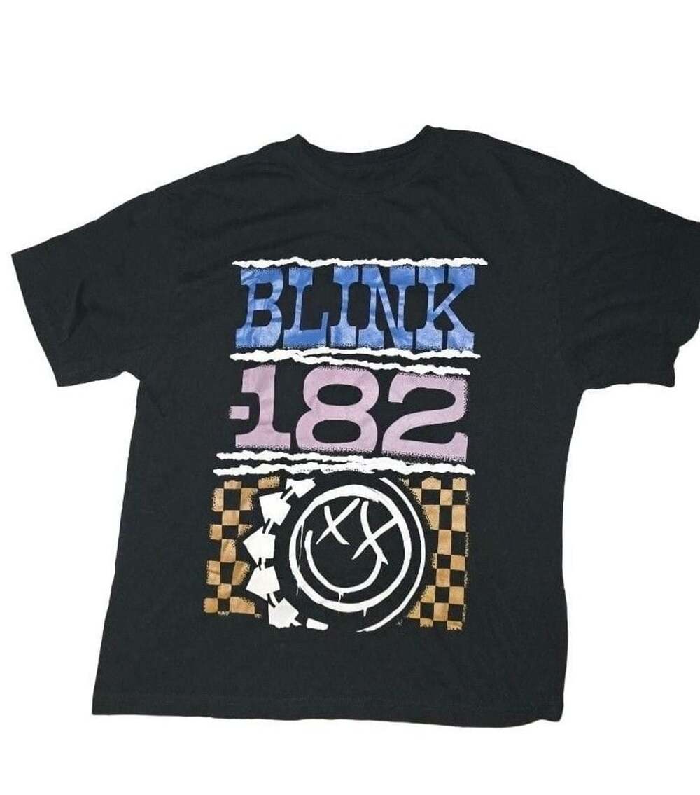 Blink-182 Graphic Print T-Shirt Black